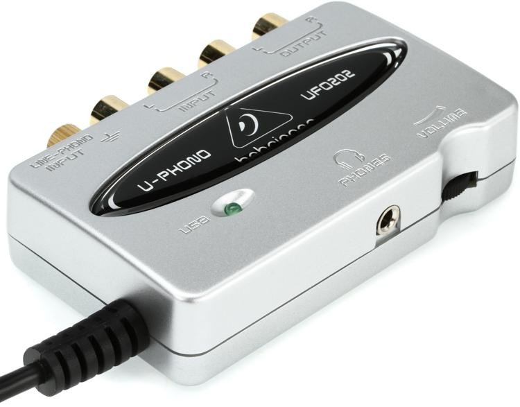 Behringer U-Phono UFO202 USB Audio Interface with Phono Preamp $10 @ Sweetwater FS