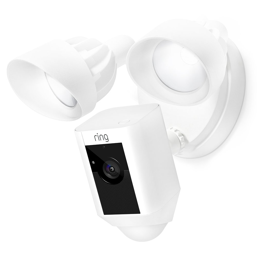 Ring Floodlight Camera Motion-Activated HD Security Cam Two-Way Talk and Siren Alarm $179.99