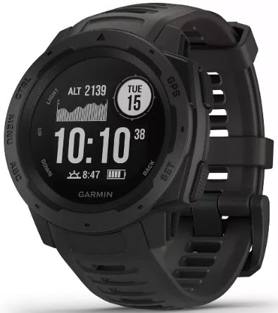 Garmin Instinct Rugged GPS Smartwatch $199.99