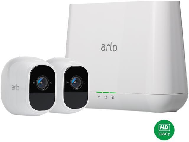 Arlo Pro 2 Security Camera System - 2 Rechargeable Battery Powered Wire-Free HD 1080p Free Arlo Basic 7-Day Cloud Storage Recording - VMS4230P $234.99
