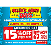 Ollie&rsquo;s Member Days June 25th - 29th - 15% off entire purchase / 25% off rugs
