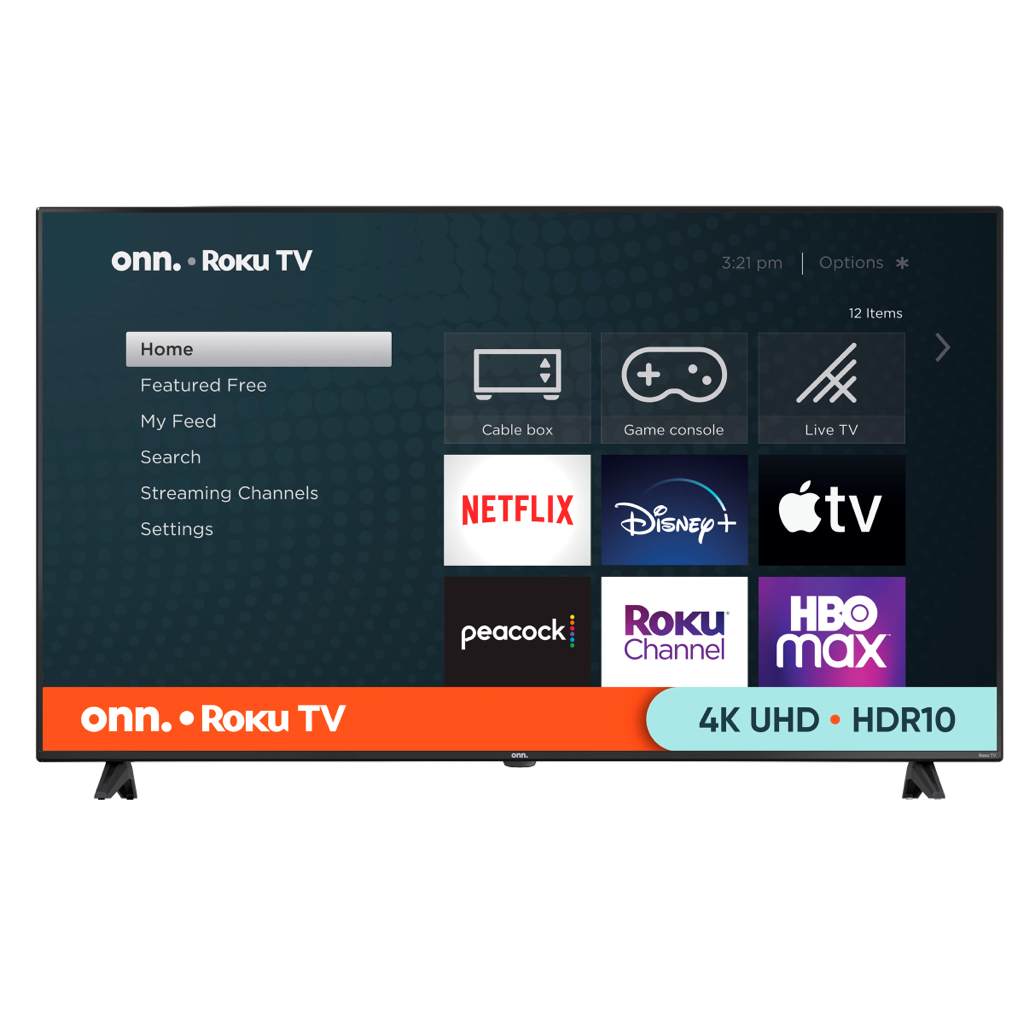 onn. 65" Class 4K UHD (2160p) LED Roku Smart TV HDR - in store only - $200