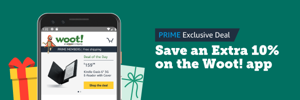 PRIME Exclusive: 10% of on the Woot! app for any order placed today, Dec. 2, 2021