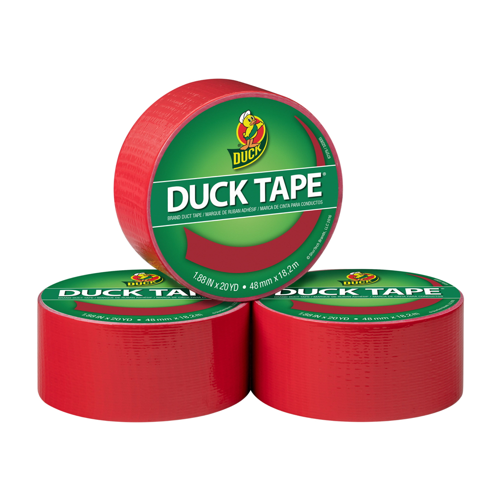 1.88 Inches x 20 Yards Single Roll 3 Pack Dove Grey Duck Brand Colored Duct Tape 
