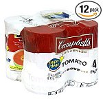 Campbell's Red &amp; White Tomato Soup, 10.75-Ounce Can 4-packs (Pack of 12) - $18.80 w/S&amp;S @ Amazon.com