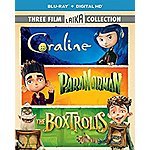 Three Film Laika Collection (Coraline / ParaNorman / The Boxtrolls) [Blu-ray] - $16.99 @ Amazon.com