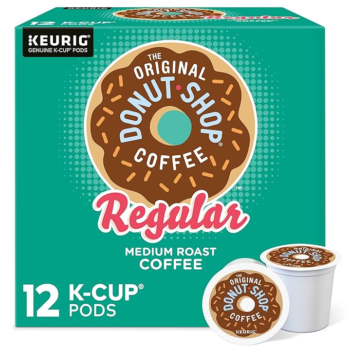 The Original Donut Shop Regular Keurig Single-Serve K-Cup Pods, Medium Roast Coffee, 12 Count - 5.99 @ Amazon $5.99