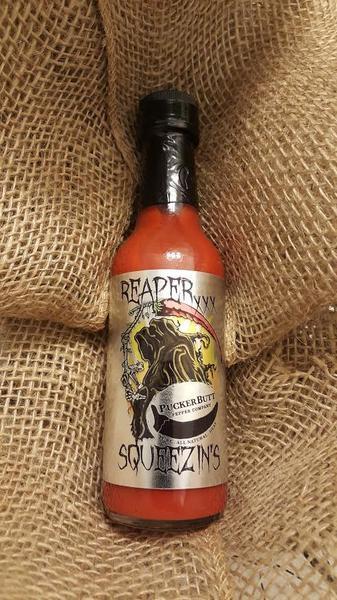 Reaper Sauce ($8) and Reaper Squeezins ($15) on sale at Pucker Butt