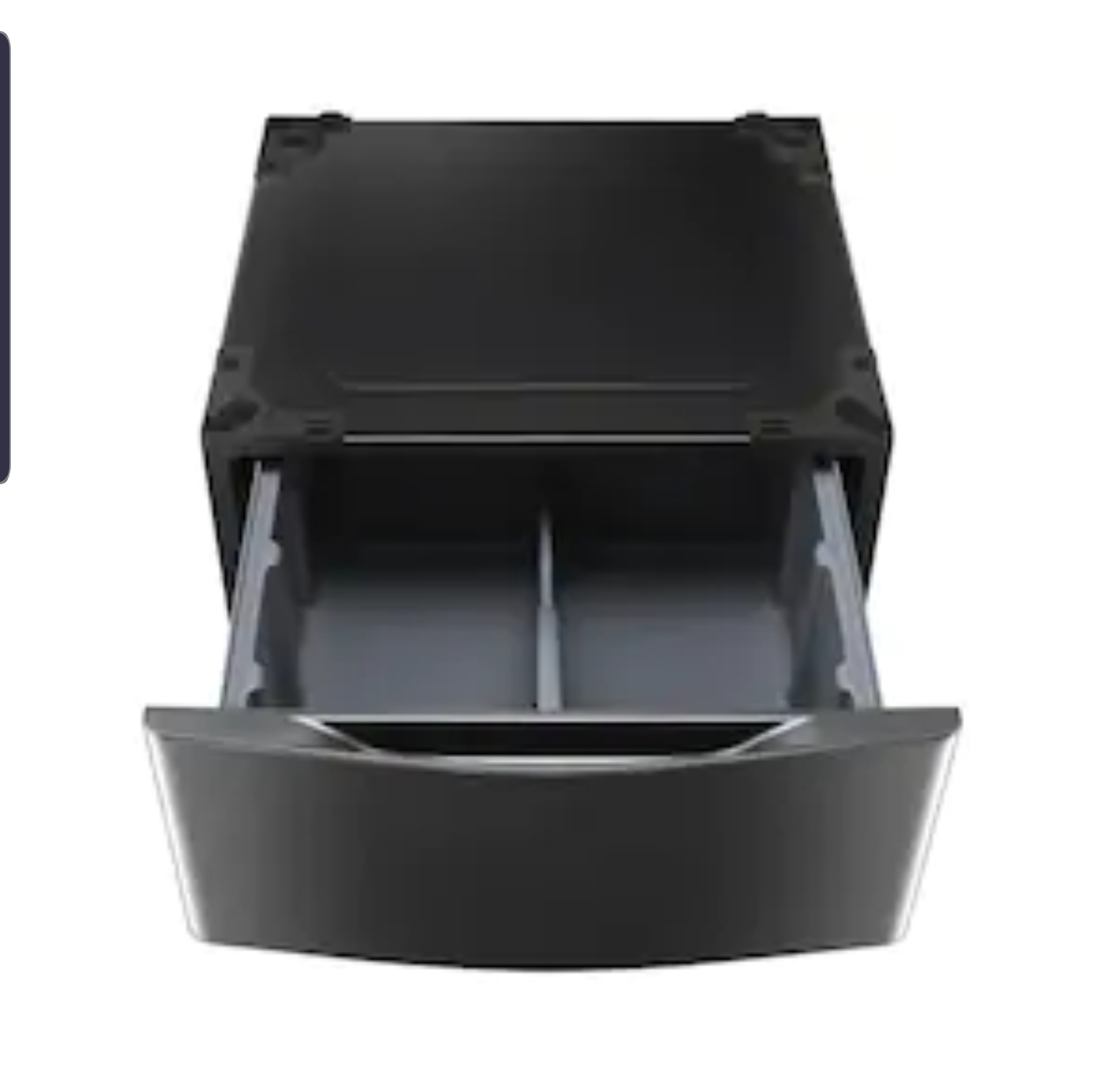 LG Black Stainless Steel 13.6-in x 27-in Pedestal  YMMV $55.8