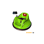 The Bubble Factory Electric Kids Bumper car in Green with Light and Music Including Remote Control and Extra Sticker Set to Customize The Bumper car. - $99.99