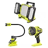 ONE+ 18V 3-Tool Lighting Kit with Hybrid Panel Light, Spotlight and Flexible Clamp Light (Tools Only) $79