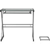 31&amp;quot; Walker Edison Modern Glass Computer Desk (Silver) $25 + Free Shipping