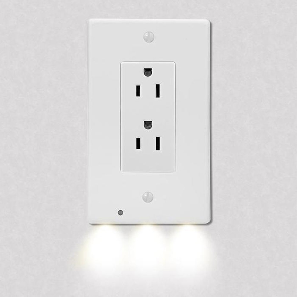5-Pack BH Outlet Covers with Built-In LED Night Light (Squared or Rounded) $16 + Free Shipping w/ Prime