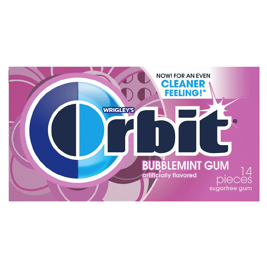 Orbit Sugar Free Gum 14ct packs all flavors 2/$2 (50% off reg retail) at WALGREENS free pick up at $10