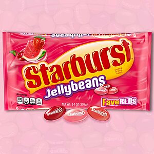 14-Oz Starburst FaveREDs Jelly Beans Candy $2 & More
