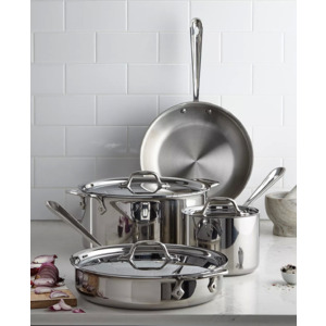 All-Clad D3 Stainless Steel Cookware 7 piece $299