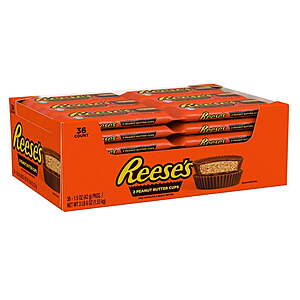 REESE'S Milk Chocolate Peanut Butter Cups, 1.5 oz., 36 pk. - $$29.48