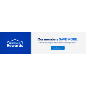 MyLowe's Rewards BRONZE members (lowest level), free shipping, no minmum through October 31