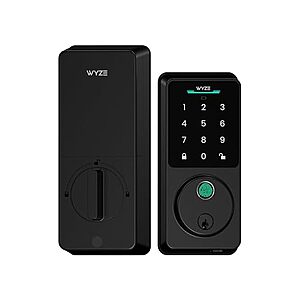 Wyze 자동 잠금 볼트 v2, 지문 인식 잠금 장치 - $29.99 - Prime 회원에게 무료 배송
