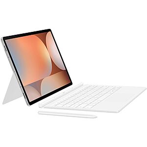 SAMSUNG Galaxy Tab S10+ Book Cover Keyboard - White $86.98
