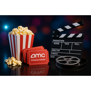 AMC Theatres Movie Experience For 2: 2x AMC Movie Tickets & Regular Size Popcorn 