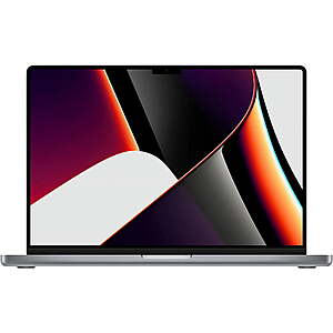 (Restored) Apple MacBook Pro: 14.2", M1 Pro, 16GB RAM, 512GB SSD, Space Gray $596