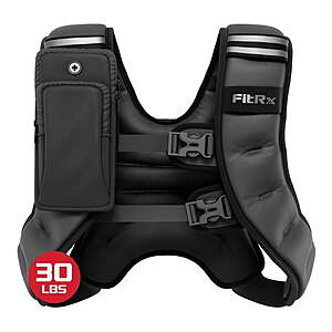30lb FitRx Neoprene Coated Weighted Vest