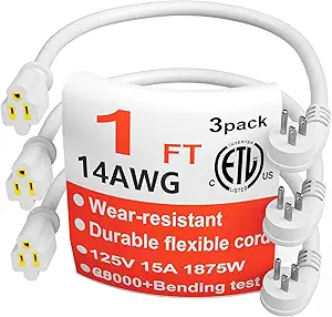 HUANCHAIN Extension Cord for $9