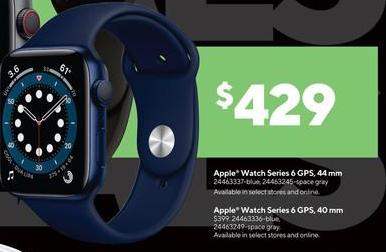 Staples Black Friday Apple Watch Series 6 Gps 40mm For 399 00