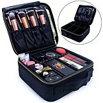 Makeup Case Travel Bag Cosmetic Organizer Portable Artist Storage Box - $11.99 + Amazon Prime FS