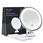 6.8&quot; 10x Magnifying LED Lighted Makeup Mirror $12.99 AC and Free S/H with Prime