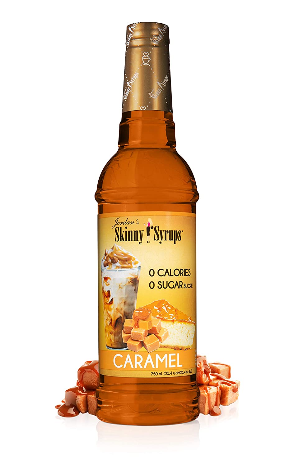 Jordan's Skinny Gourmet Syrups Sugar Free, Caramel, 25.4-Ounce $6.97