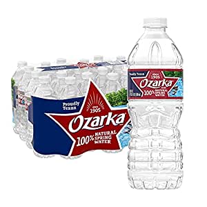 Ozarka Brand 100% Natural Spring Water Plastic Bottles, 16.9 oz 24 Pack) $4.54