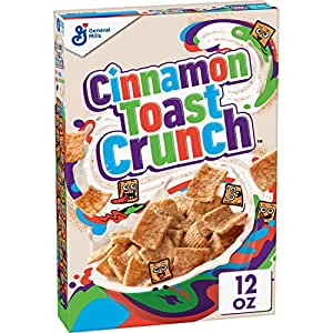 Cinnamon Toast Crunch, Breakfast Cereal,12 oz $1.89