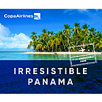 Miami to Panama City $286 RT Nonstop Airfares on COPA Airlines (Travel October - December 2022)