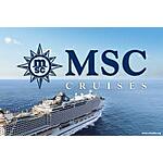 MSC Cruises Up to 40% Off, plus Free Drinks, Free Wi-Fi, and up to $200 Onboard Credit - Book by November 25, 2022