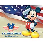 Disneyland &amp; Walt Disney World Eligible US Military Members Specially Priced Theme Park Tickets in 2023