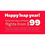 PLAY Airlines Leap Year From $99 OW Airfares Based on RT Travel to Iceland Paris Copenhagen Amsterdam London Berlin &amp; Dublin From SWF BOS BWI - Book by March 1, 2024