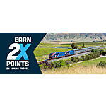 Amtrak Double Points Promotion ***Must Register*** and Travel Through May 21, 2024