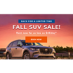 Avis &amp; Budget Car Rental Savings on SUV Rentals - By December 15, 2025