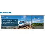 Amtrak Acela Service (Northeast) Up To 55% Advance Purchase Savings &amp; No Change Fee Thru Sept 6, 2021