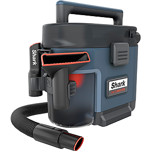 Best Buy:  Shark - MessMaster Portable Wet/Dry Vacuum, Small Shop Vac, 1 Gallon Capacity with Bonus Carpet Tool - Blue $80 F/S