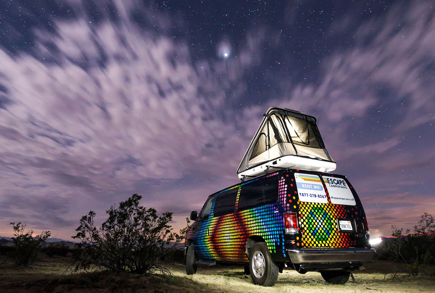 Escape Campervan 3-Day Weekend Special $150 (Travel Nov 1-Feb 28, 2019)