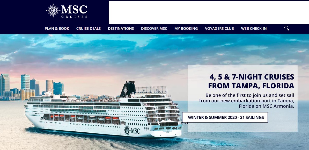 MSC Cruises Celebrates New Homeport in Tampa FL - 7 Night Cruises Starting from $299 PP Based on Dbl Occ