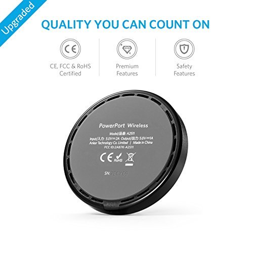 Anker Wireless Charger Charging Pad Compatible Iphone 8 8 Plus