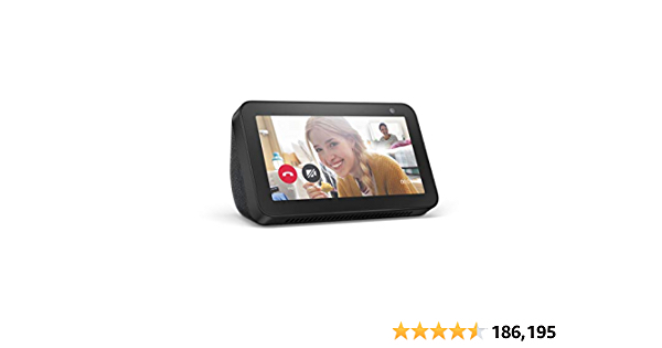 Echo Show 5 -- Smart display with Alexa – stay connected with video calling - Charcoal
