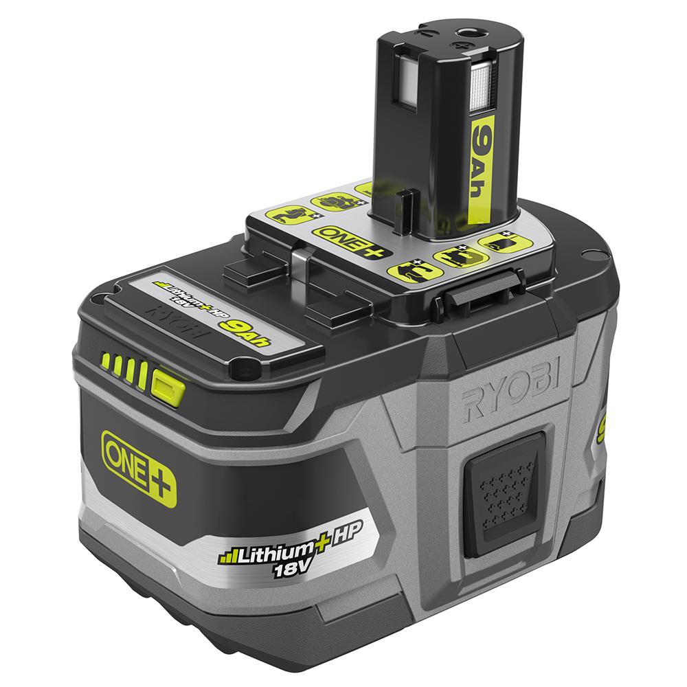 RYOBI ONE+ 18 Volt Lithium+ 9Ah High Capacity Battery $112  FACTORY RECONDITIONED