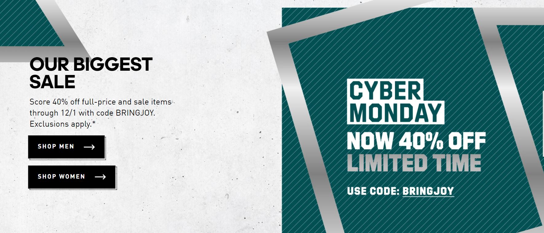 Adidas Cyber monday 2020 now 40% off 