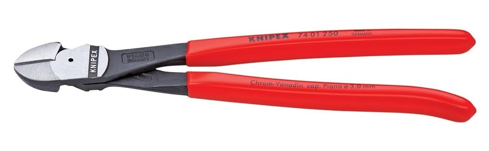 KNIPEX - 74 01 200 Tools - High Leverage Diagonal Cutters (7401200) $22.99 - Amazon