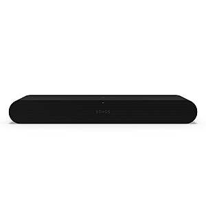 Sonos Ray Compact Sound Bar for TV, Gaming, and Music (Black) - $179